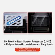 Rear Center Tempered-Glass Screen Protector for Tesla Model 3/Y Highland and Juniper