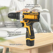 12V Cordless Drill and Screwdriver Set – Select Kit