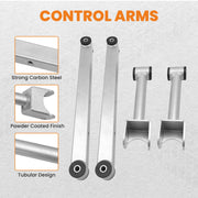 Rear Left & Right Upper & Lower Control Arm Kit for Chevrolet Caprice 1978-1996
