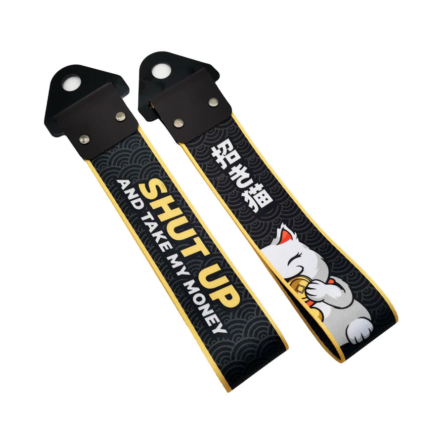 Lucky Cat Decorative Tow Strap