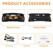 12.3-Inch Digital Gauge Cluster for Jeep Wrangler JK 2011–2017
