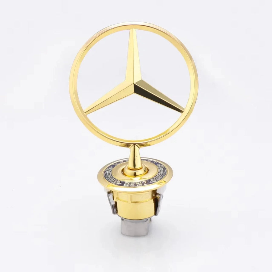 Metal Hood Star Emblem for Select Mercedes-Benz Vehicles
