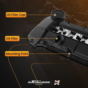 Aluminum Valve Cover with Gasket for BMW M54 Applications
