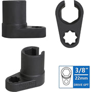 5-Piece Oxygen Sensor Socket and Thread Chaser Set