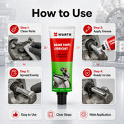Wurth Brake Caliper Lubricant Grease, 10 g – Pack Options