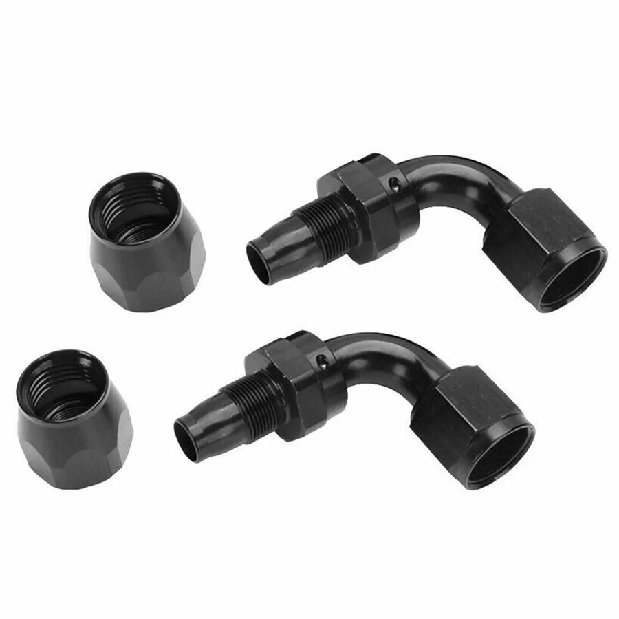 20FT Nylon Braided Fuel Line 6AN Oil/Gas/Fuel Hose End Fittings Kit US