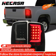Black LED Tail Light Assembly Set for 2007–2014 GMC Sierra 1500