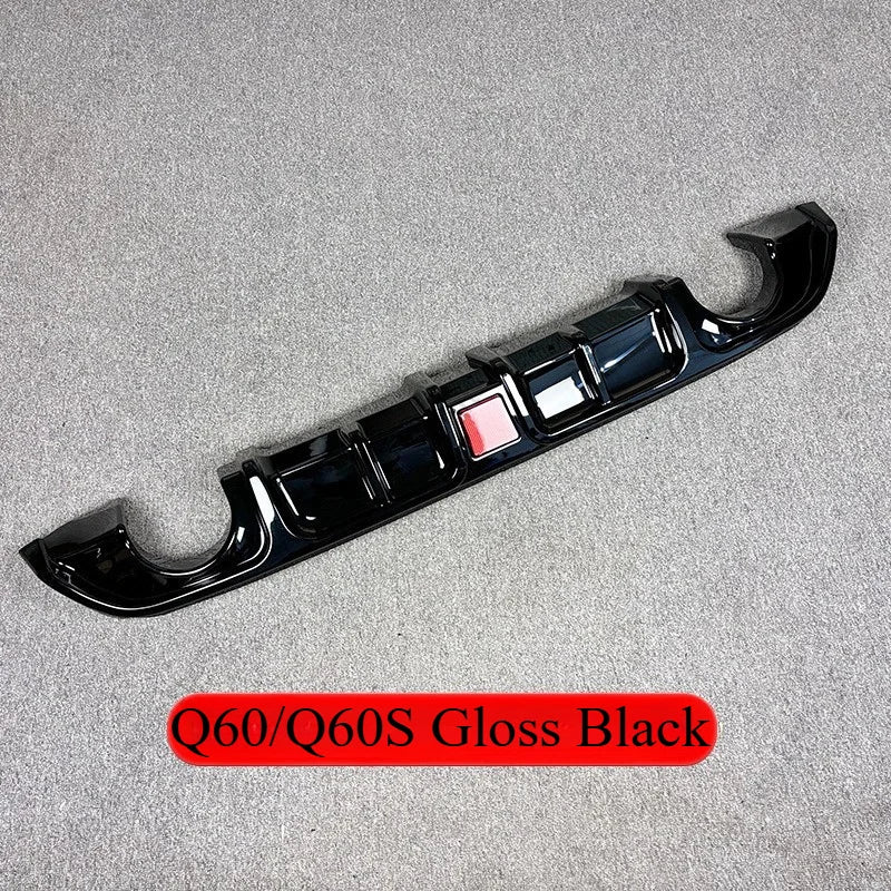Front Bumper Lip Splitter for Infiniti Q60/Q60S 2017-2019