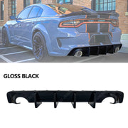 Gloss Black Rear Bumper Diffuser for 2020–2023 Dodge Charger