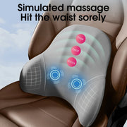 Universal Car Neck Pillow and Lumbar Support Cushion Set