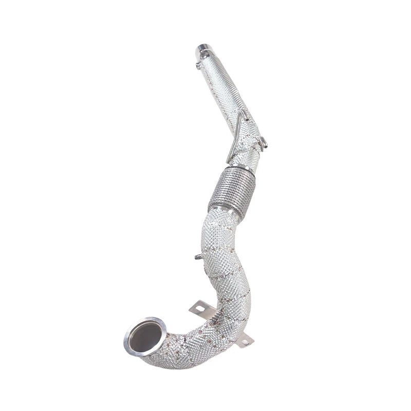 304 Stainless Steel Downpipe for Golf 7.5 Mk7 2.0T 2017-2019 1.5mm Thickness Polished