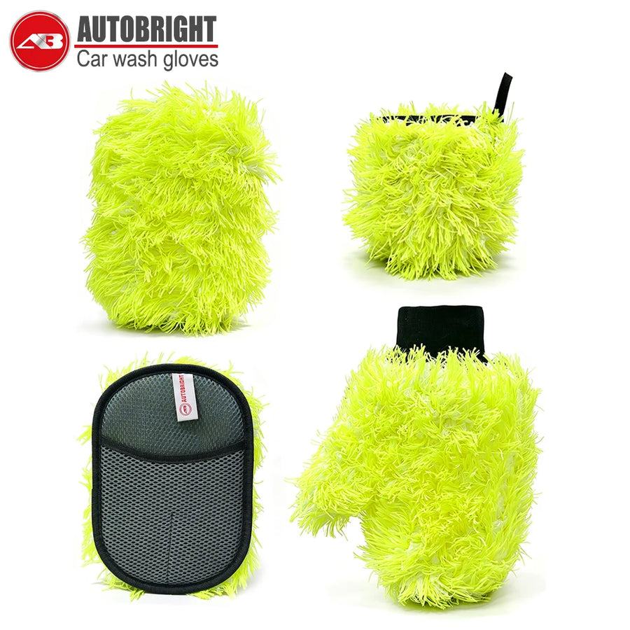 Microfiber Car Wash Glove & Detailing Mitt Options
