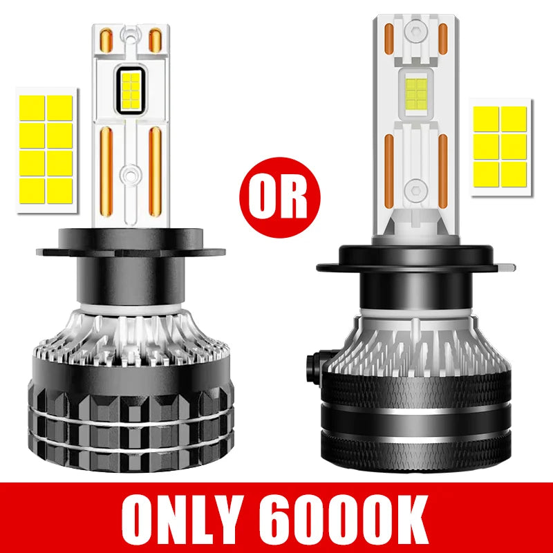 H1/H4/H7/H11/H13/H27 LED Headlight Bulb – 4300K, CANBUS