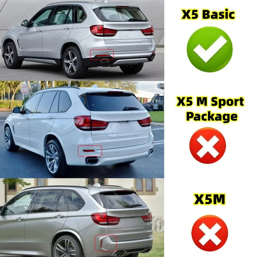 Gloss Black Rear Roof Spoiler for 2014–2018 BMW X5