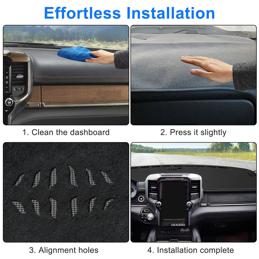 Anti-Slip Dashboard Cover for 2019–2025 Ram 1500/2500/3500