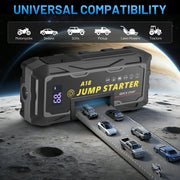 12V Portable Car Jump Starter & Battery Booster – 12,000–18,000mAh