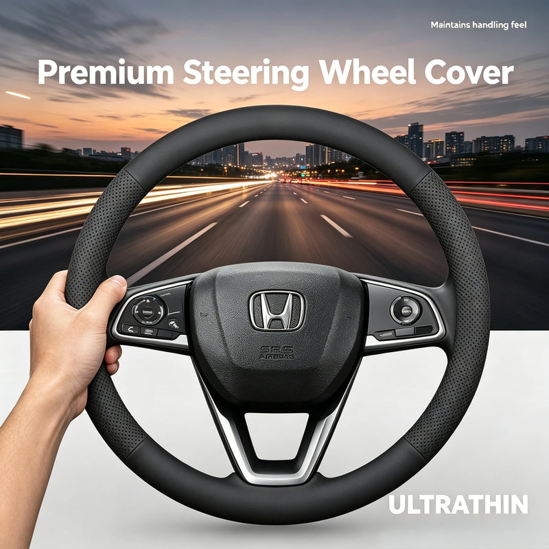 38CM Steering Wheel Cover for Honda Civic Accord CR-V HR-V Pilot Passport Odyssey
