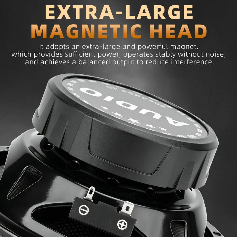 6.5-Inch Carbon-Fiber Mid-Bass Car Speakers