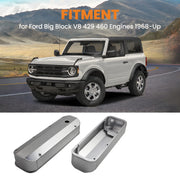 Fabricated Aluminum Valve Covers for Ford 429/460 Big Block – Pair