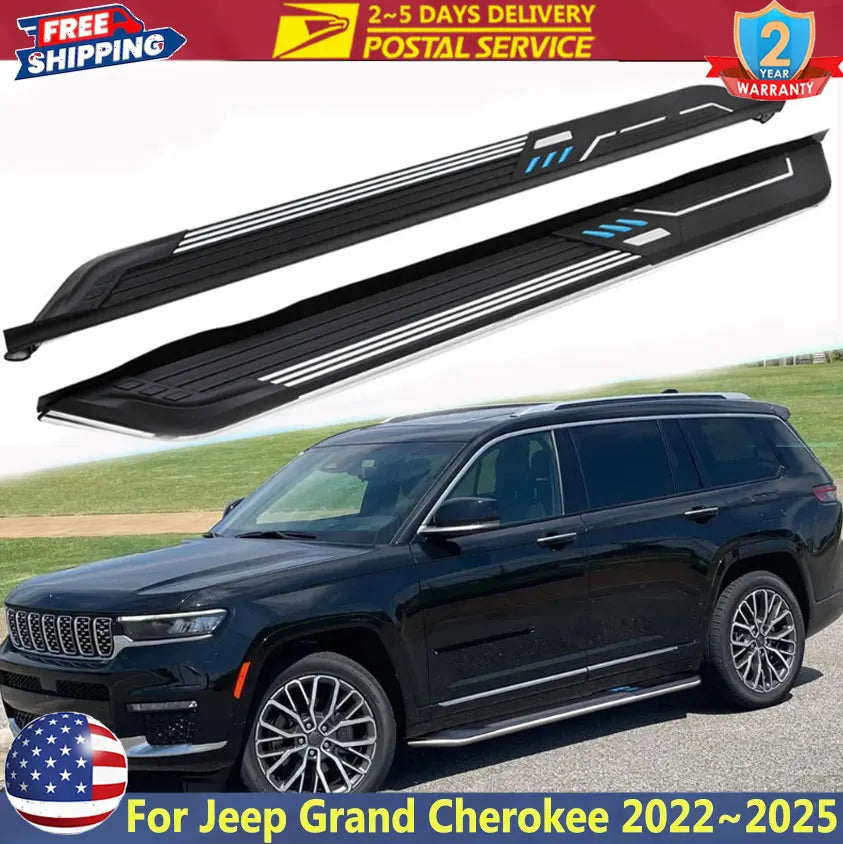 350 lb Running Board Set for Jeep Grand Cherokee 2022-2025