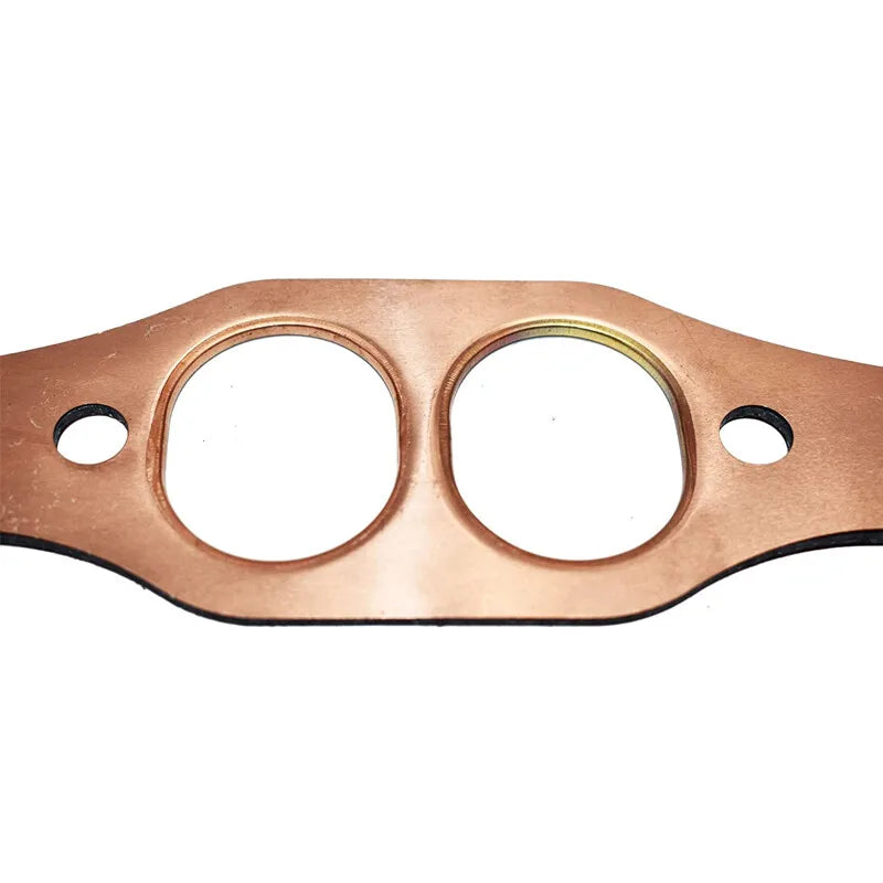 SBC Oval Port Copper Header Exhaust Gaskets for SB Chevrolet 327 305 350 Reusable