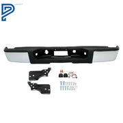 Chrome Rear Bumper Assembly for 2007–2013 Chevrolet Silverado/GMC Sierra 1500