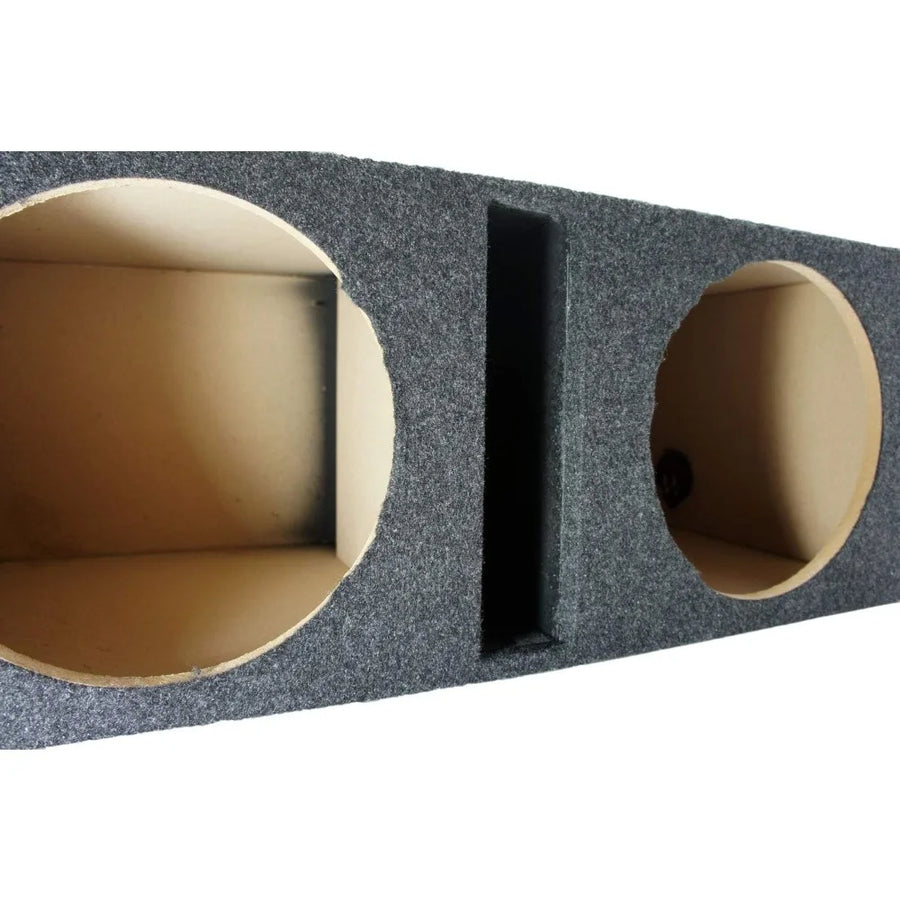 Dual 12-Inch Ported MDF Subwoofer Enclosure