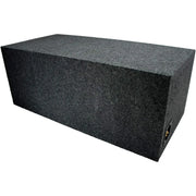 Dual 12-Inch Ported MDF Subwoofer Enclosure