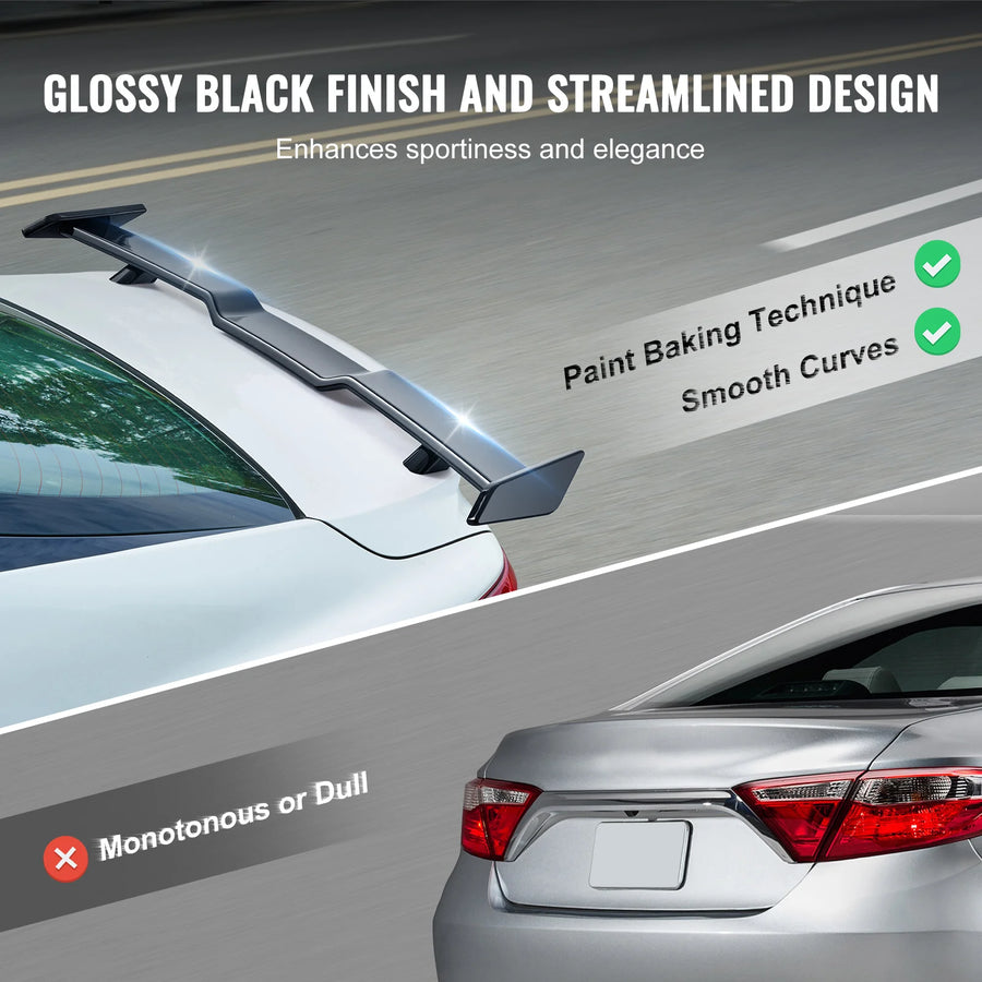 Gloss Black Rear Spoiler – 2018–2023 Toyota Camry