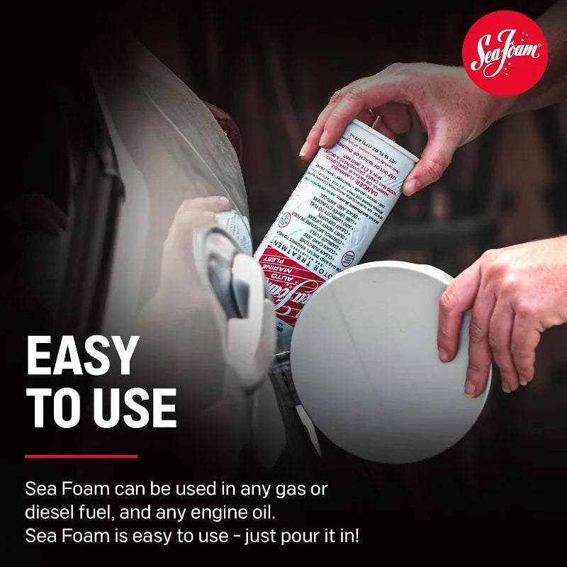 Sea Foam Motor Treatment Fuel System Cleaner Fuel Stabilizer Oil Treatment Gas Diesel Additive Cars &