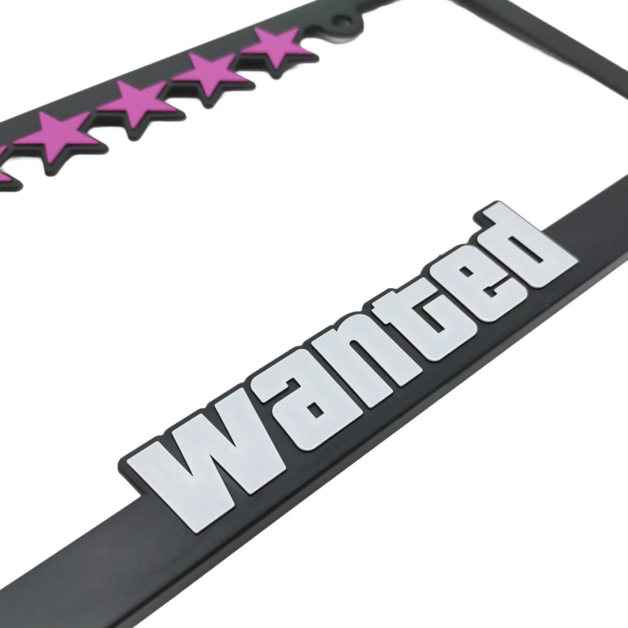 5-Star JDM-Style License Plate Frames - Pair