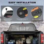 Hard Tri-Fold 5 ft Tonneau Cover for 2005–2026 Nissan Frontier