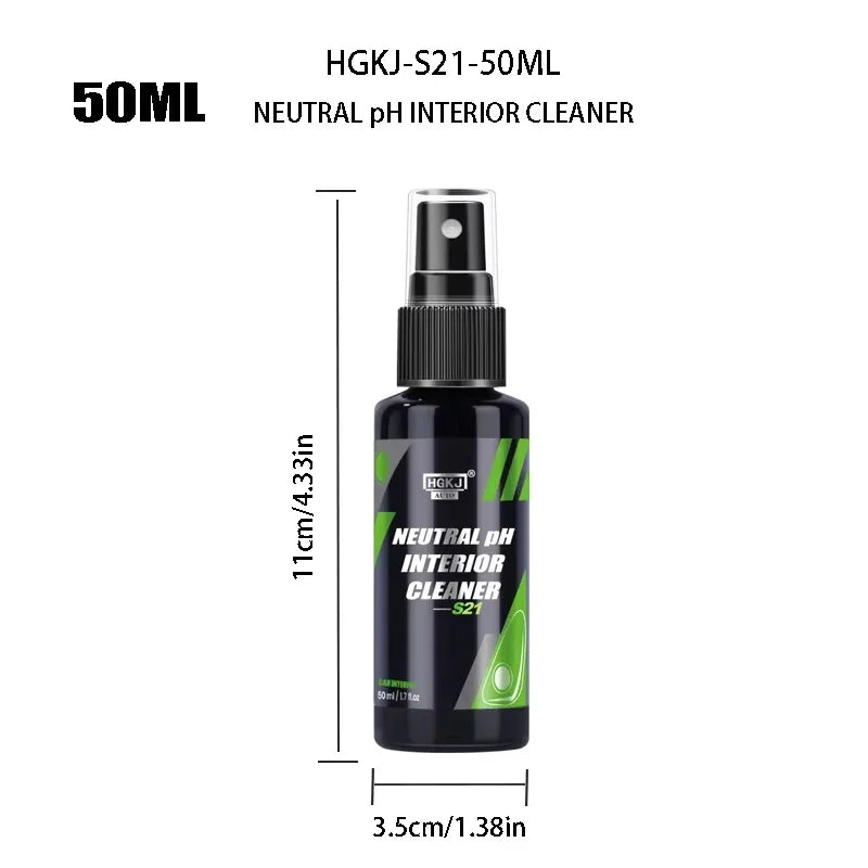 Waterless Automotive Interior Cleaner for Leather and Fabric
