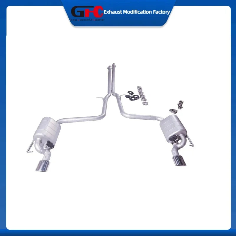304 Stainless Steel Valved Cat-Back Exhaust System for Mercedes-Benz 2009-2017