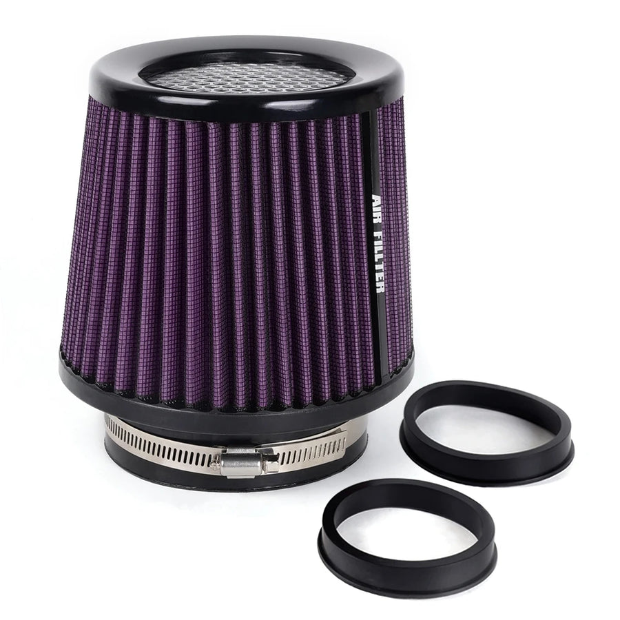 Intake Air Filter for-3" 3.5" 4" Universal Three Sizes Race Car High Flow Cold Air Intake Air Filter Conical Washable Air Filters