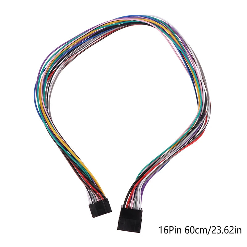 16-Pin 60cm ISO Car Stereo Wiring Harness Extension