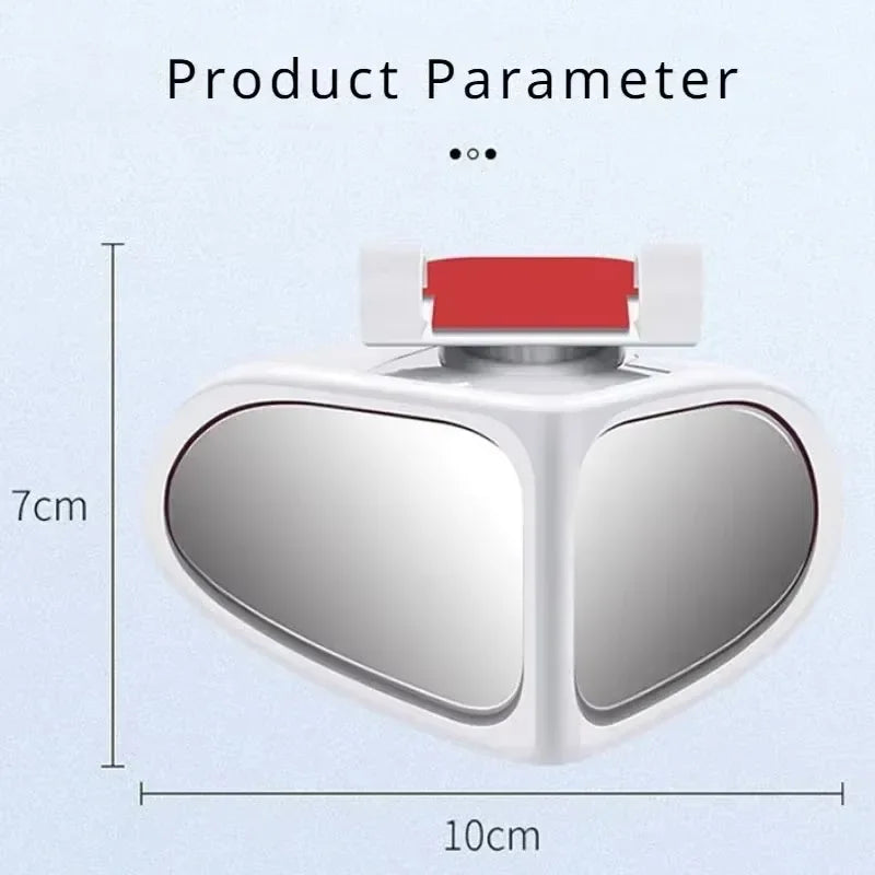 360° Adjustable Blind-Spot Mirror – Left or Right