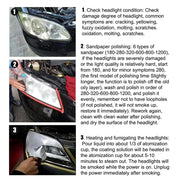 Headlight Lens Restoration Kit – 300 ml
