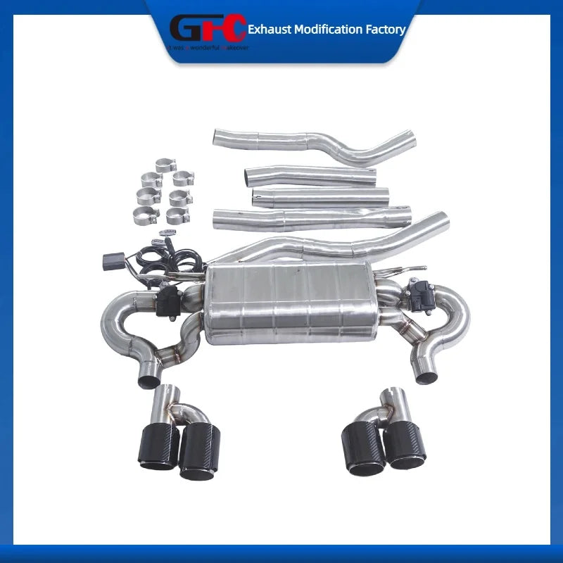 Stainless Steel Valved Cat-Back Exhaust System for BMW 3 Series & 4 Series