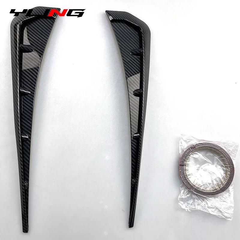 Universal Bumper Side-Vent Trim Set – carbon-fiber-look