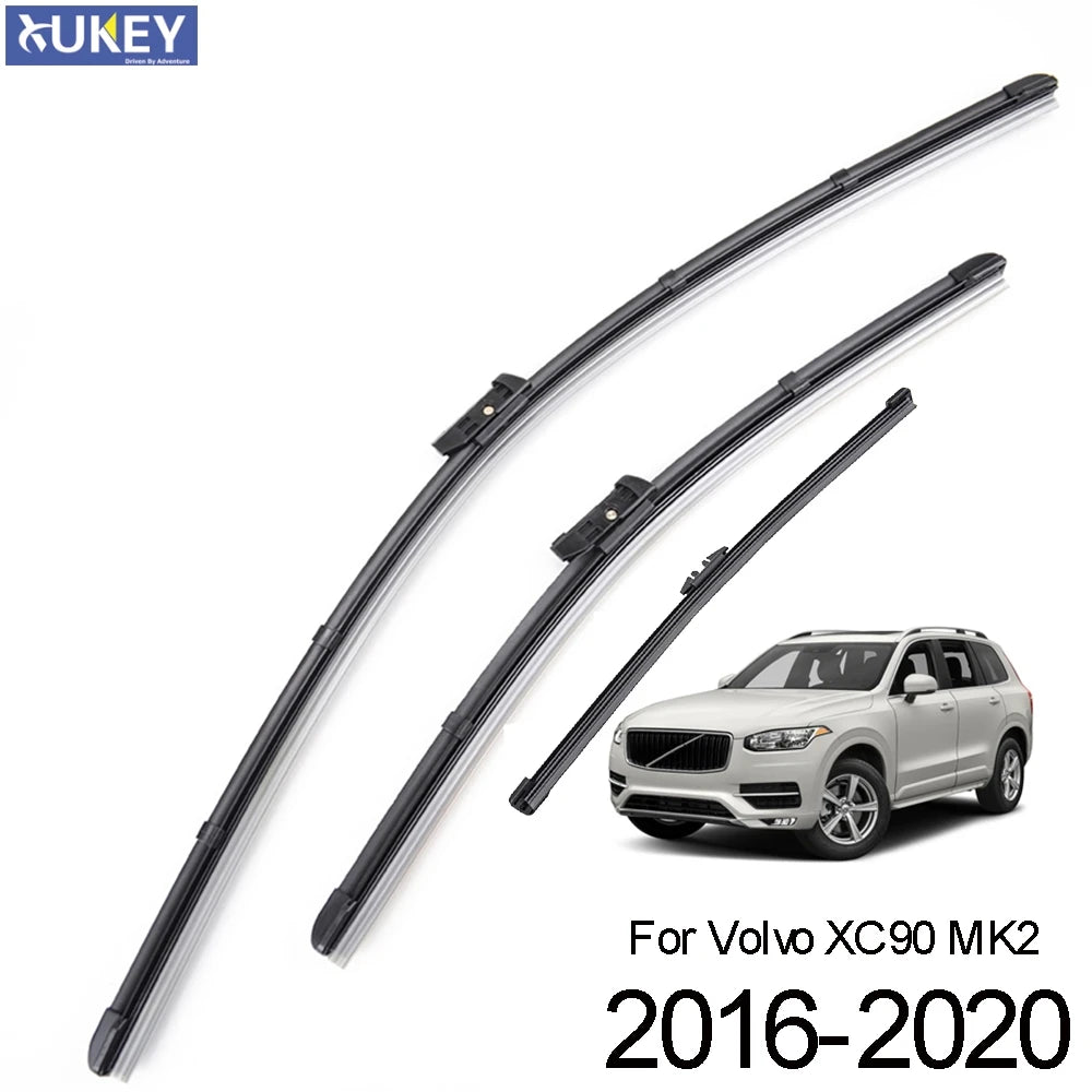 Front & Rear Windshield Wiper Blade Set for Volvo XC90 MK2 Not Fit 2016-2019