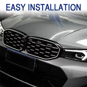 1-Piece Front Bumper Grill Grille Glossy Black with LED for BMW 3 Series 2023 24-IN G20 LCI Sedan 320i