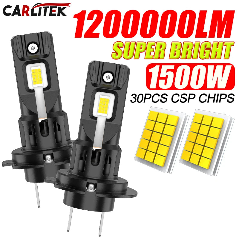 H7 LED Headlight Bulb – 6000K