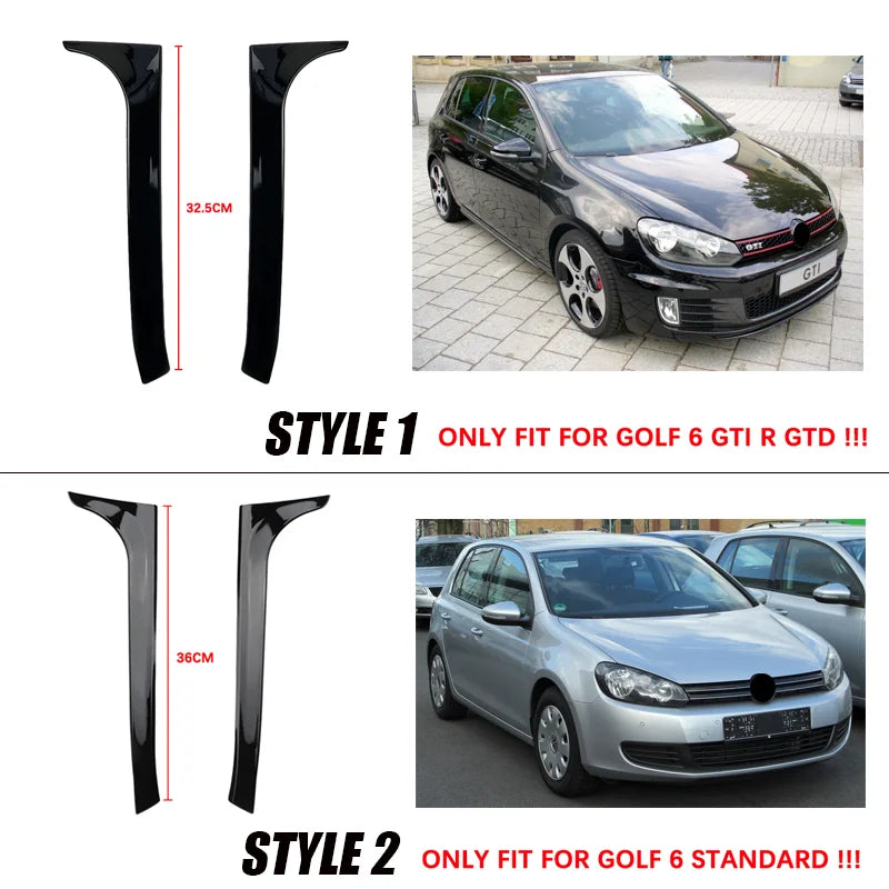 Gloss Black Rear Spoiler for 2008–2013 Volkswagen Golf