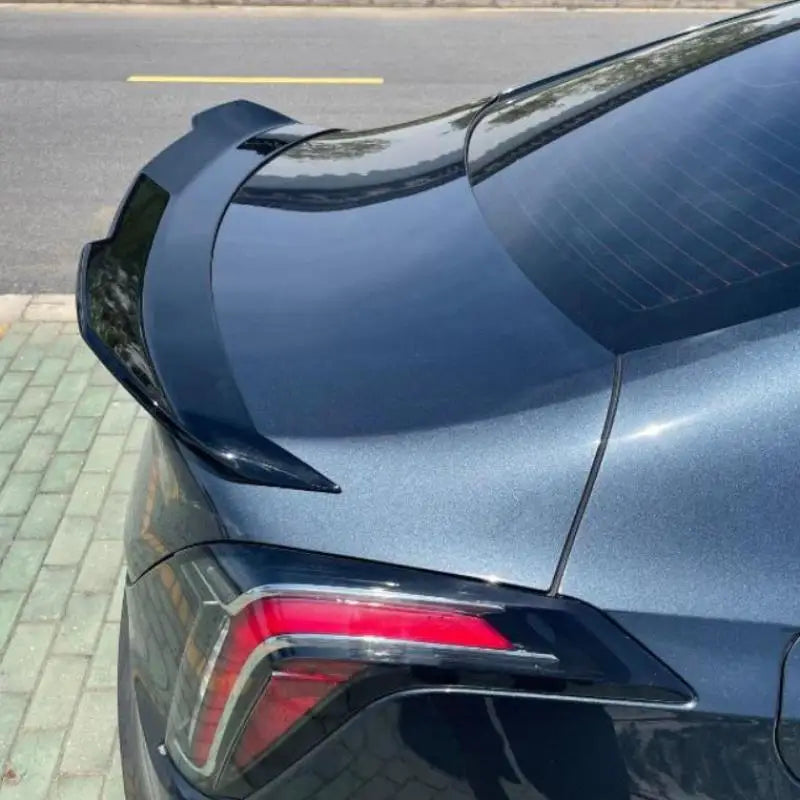 Gloss-Black Duckbill Trunk Spoiler for Cadillac CT4 2020–2025