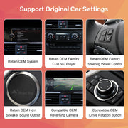 8.8-Inch CarPlay and Android Auto Display for BMW 3 Series E90–E93 and 5 Series E60/E61