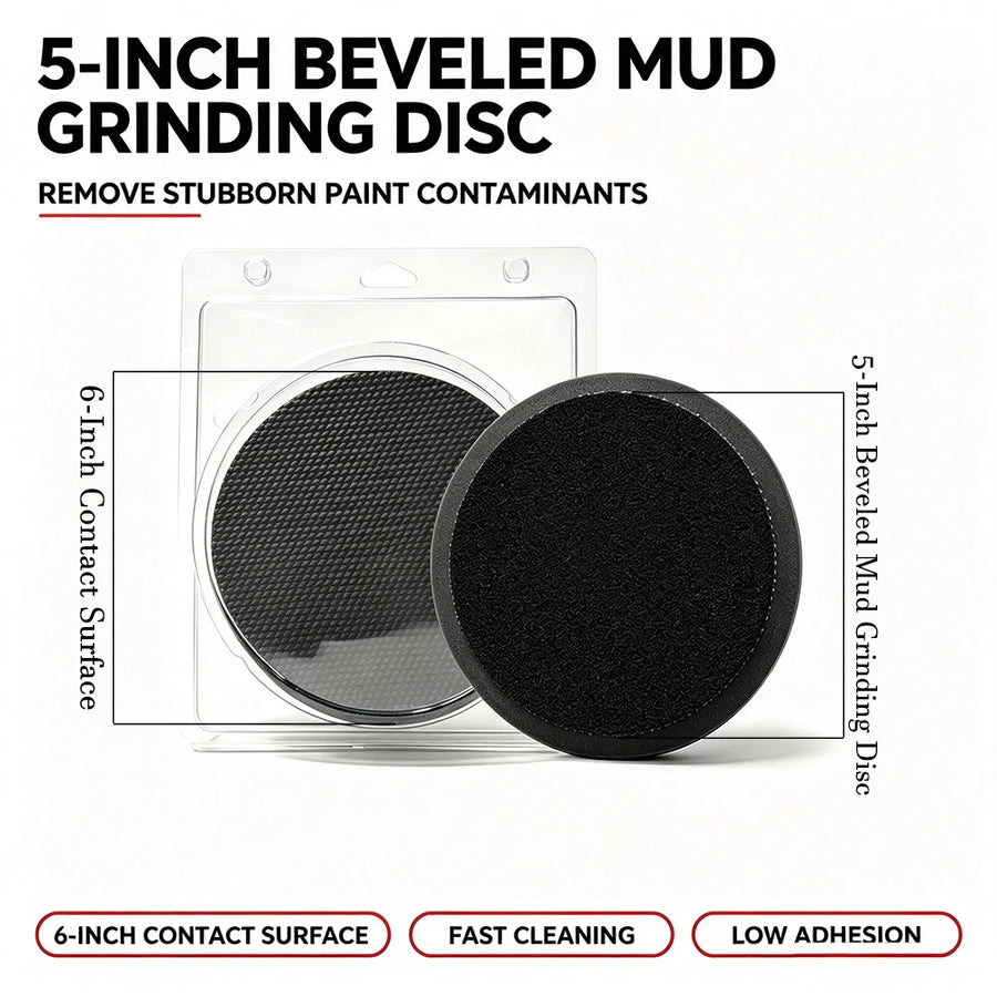 Clay Decontamination Disc - 5-Inch Backing, 6-Inch Face