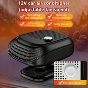 12V/24V Dual-Speed Portable Car Heater & Defroster Fan