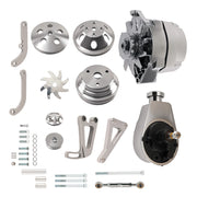 Chrome Engine Accessory Drive Bracket Kit for Chevrolet Small Block