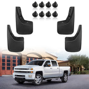 Mud Flap & Splash Guard Set for 2014–2019 Chevrolet Silverado 2500/Silverado 1500 LD/Silverado 3500